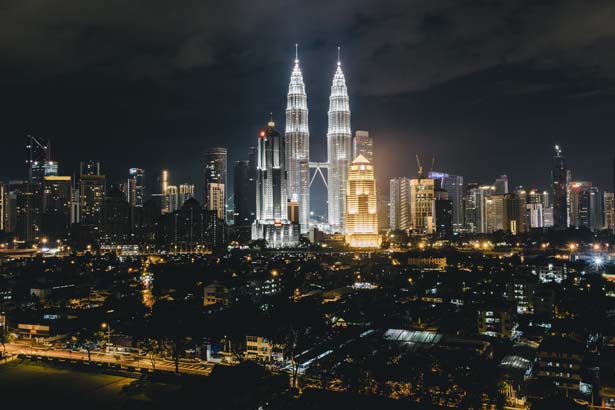 A view of Kuala Lumpur, MY